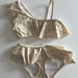 NWOT RYLEE CRU TWO PIECE SWIM | BLUE DITSY 2-3y